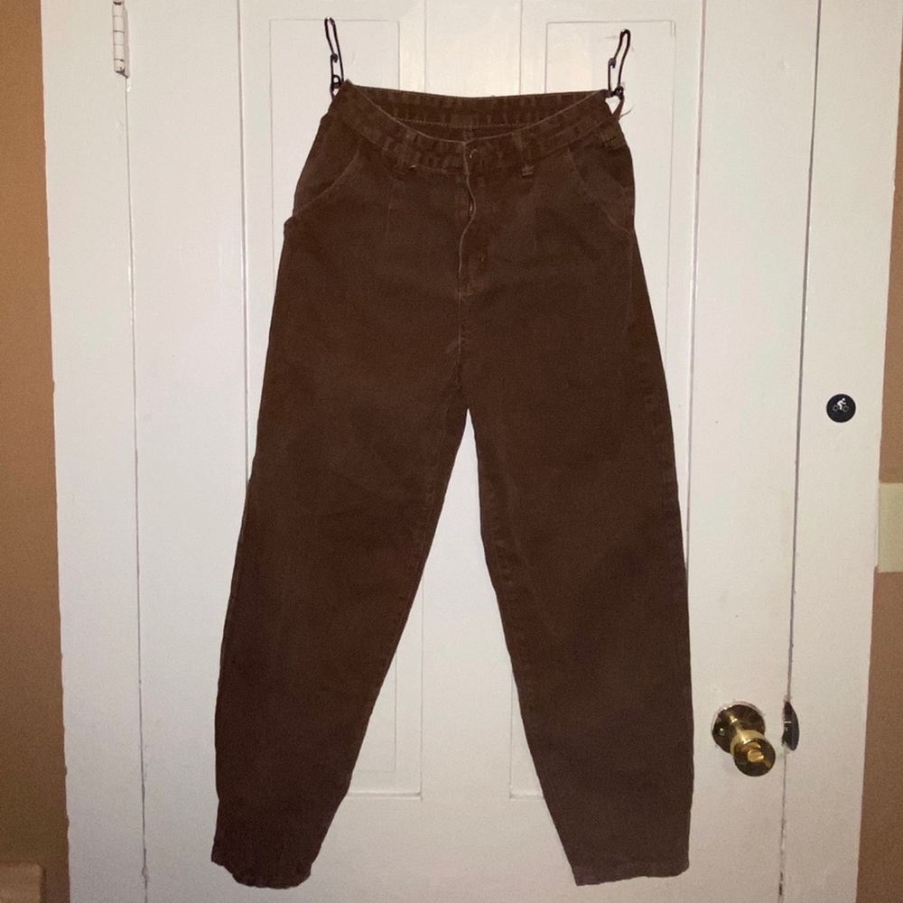 vintage brown jeans